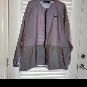 Under Armour Windbreaker. Womens 2X Purplish Gray Iridescent Jacket / Coat. NWOT